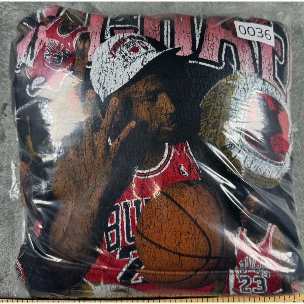 NWT Nike Jordan Michael Jordan Graphic Hoodie Black Red‎ Mens Size L HJ4396-045